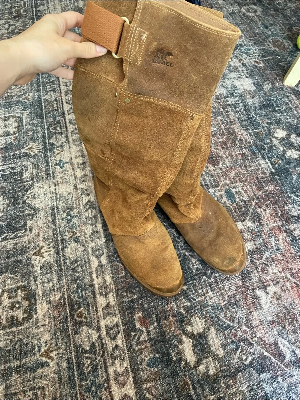 Sorel Toronto knee high suede wedge winter boots
